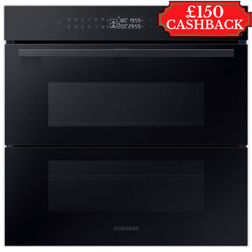 Samsung NV7B4355VAK Series 4 Dual Cook Flex built-in single Oven - Black [£150 Cashback] [Free 5-year parts & labour guarantee]