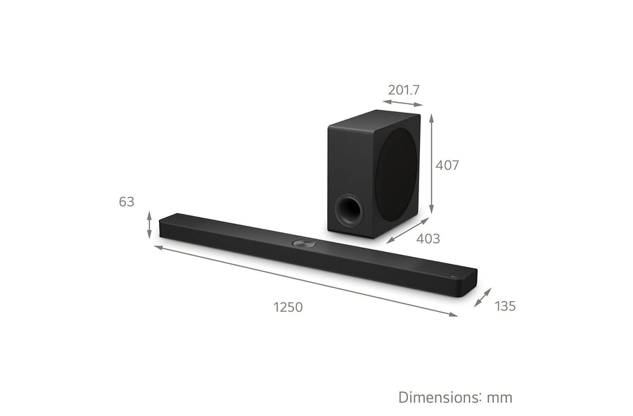 LG US90TY 5.1.3ch Dolby Atmos Soundbar & Wireless Subwoofer