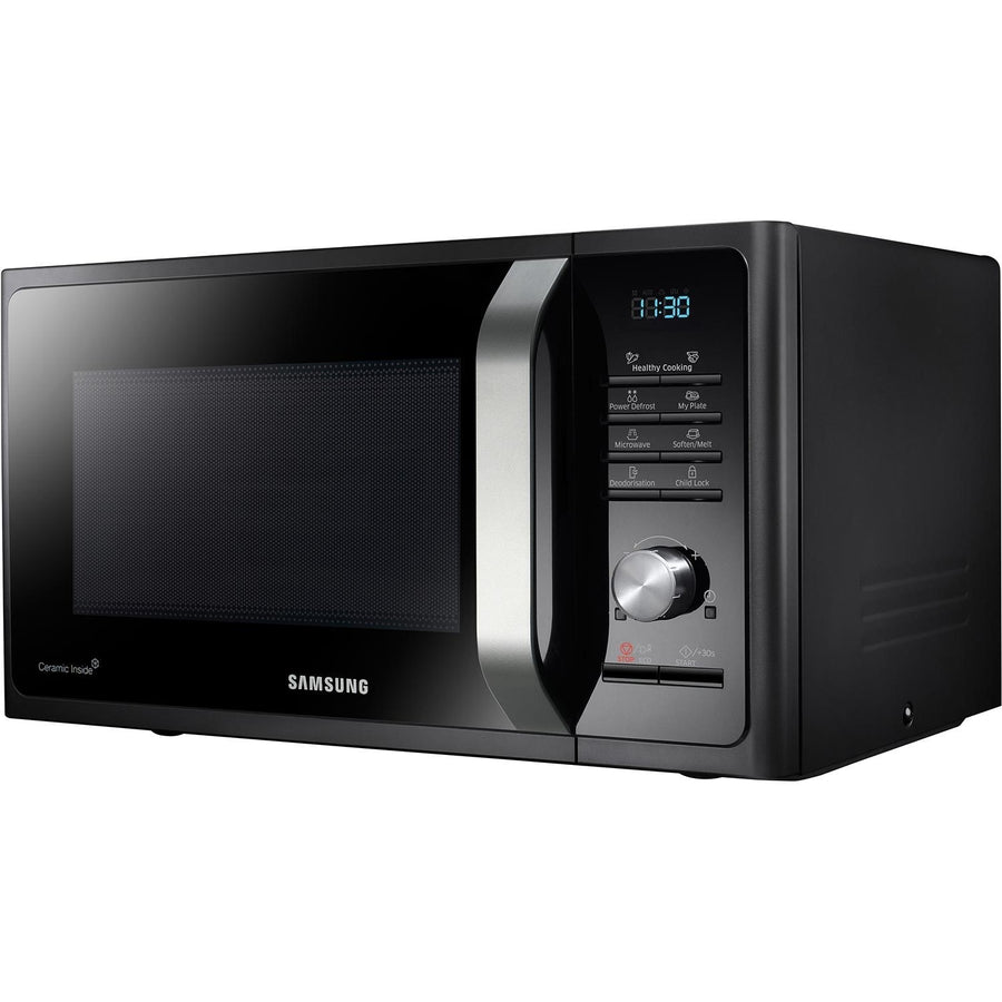 Samsung MS28F303TFK - 28 litre Solo Microwave Oven in Black – Basil Knipe  Electrics