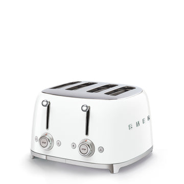 Smeg TSF03WHUK 50's Retro Style 4 Slice Toaster-White