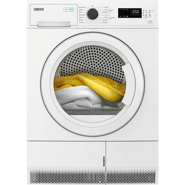 Zanussi ZDC72B4PW AutoAdjust 7kg Condenser Tumble Dryer - White