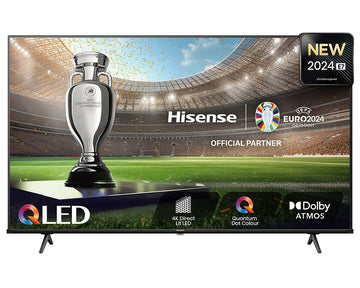 Hisense 55E7NQTUK 55'' QLED HDR UHD 4K Smart TV - [Free 5-Year Parts & Labour Warranty]