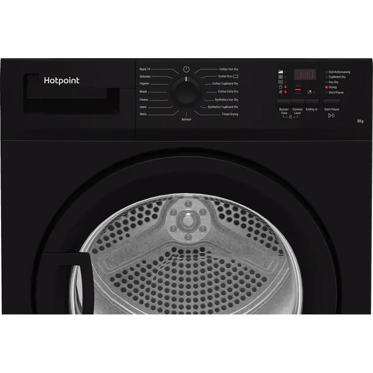 Hotpoint CHDC82BBGDUK 8kg Condenser Tumble Dryer - Black